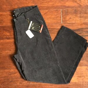 Men's Black Corduroy Pants, Size 36/32